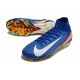Nike Scarpe Mercurial Superfly 10 Elite FG Blu Bianco Arancio