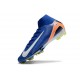 Nike Scarpe Mercurial Superfly 10 Elite FG Blu Bianco Arancio