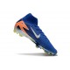 Nike Scarpe Mercurial Superfly 10 Elite FG Blu Bianco Arancio