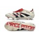 Adidas Predator 2025 Elite FT FG Bianco Off Nero Core Rubino Puro