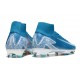 Nike Air Zoom Mercurial Superfly X Elite FG Blu Bianco