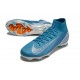 Nike Air Zoom Mercurial Superfly X Elite FG Blu Bianco