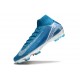 Nike Air Zoom Mercurial Superfly X Elite FG Blu Bianco