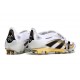 Adidas Predator 2025 Elite FT FG Ftwr Bianco Nero Oro Met
