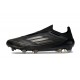 Adidas F50 Elite Senza Lacci FG Nero Core Ferro Metallizzato Oro Met
