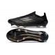 Adidas F50 Elite Senza Lacci FG Nero Core Ferro Metallizzato Oro Met