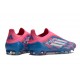 Adidas F50 Elite Senza Lacci FG Solar Blu Ftwr Bianco Solar Rosa