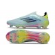 Adidas F50 Elite Senza Lacci FG Almost Blu Semi Blu Lucido Semi Giallo Solare