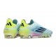 Adidas F50 Elite Senza Lacci FG Almost Blu Semi Blu Lucido Semi Giallo Solare