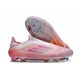Adidas F50 Elite Senza Lacci FG Rosa Bianco