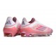 Adidas F50 Elite Senza Lacci FG Rosa Bianco