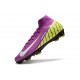 Nike Air Zoom Mercurial Superfly X Elite FG Viola Giallo Bianco