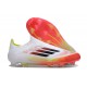 Adidas F50 Elite Senza Lacci FG Bianco Nero Giallo Solare