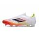 Adidas F50 Elite Senza Lacci FG Bianco Nero Giallo Solare