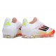 Adidas F50 Elite Senza Lacci FG Bianco Nero Giallo Solare