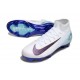 Nike Air Zoom Mercurial Superfly X Elite FG Bianco Blu Nero