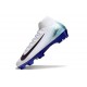 Nike Air Zoom Mercurial Superfly X Elite FG Bianco Blu Nero
