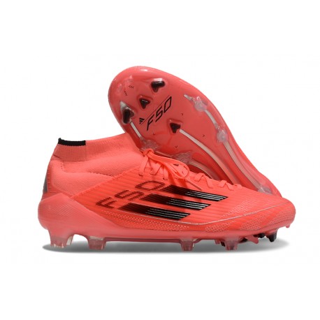 Scarpe Adidas F50 Elite Mid FG Turbo Nero Aurora Platin Met