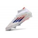 Scarpe Adidas F50 Elite Mid FG Ftwr Bianco Rosso Solare Blu Lucido