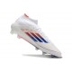 Scarpe Adidas F50 Elite Mid FG Ftwr Bianco Rosso Solare Blu Lucido