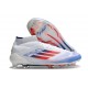 Scarpe Adidas F50 Elite Mid FG Ftwr Bianco Rosso Solare Blu Lucido