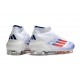 Scarpe Adidas F50 Elite Mid FG Ftwr Bianco Rosso Solare Blu Lucido