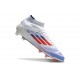 Scarpe Adidas F50 Elite Mid FG Ftwr Bianco Rosso Solare Blu Lucido