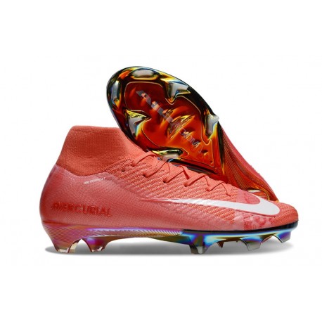 Nike Zoom Mercurial Superfly 10 Elite FG Rosso Bianco
