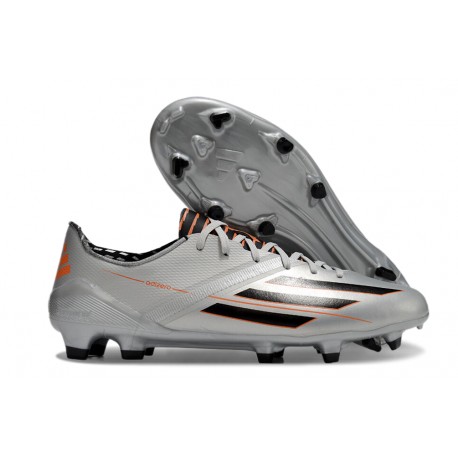 Scarpa Adidas F50 Elite FG Argento Nero