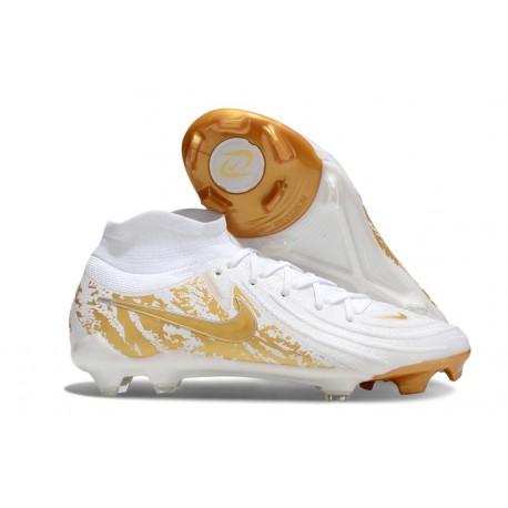 Nike Phantom Luna 2 Elite FG Scarpa Bianco Oro