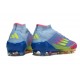 Scarpe Adidas F50 Elite Mid FG Blu Fusion Limone Lucido Rosa Lucido