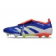 Adidas Predator 2025 Elite FT FG Blu Bianco Rosso