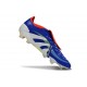 Adidas Predator 2025 Elite FT FG Blu Bianco Rosso