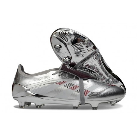 Adidas Predator Elite Foldover Tongue FG Argento