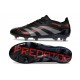 adidas Predator 25 Elite FG Nuovo Nero Grigio Rosso Lucido