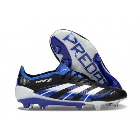 adidas Predator 25 Elite FG Nuovo Nero Blu Bianco
