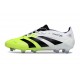 adidas Predator 25 Elite FG Nuovo Bianco Nero Limone Lucido