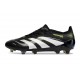 adidas Predator 25 Elite FG Nuovo Nero Bianco Limone Lucido