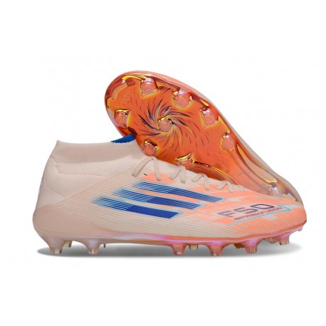 Scarpe Adidas F50 Elite Mid FG Arancione Blu