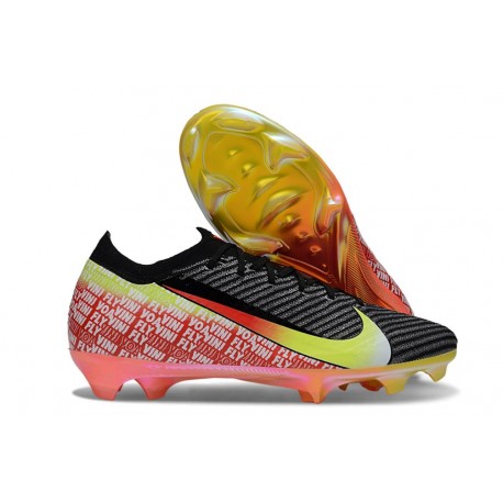 Nike Air Zoom Mercurial Vapor XVI Elite FG X VINI JR Nero Dynamic Giallo Verde Spark Brt Cremisi