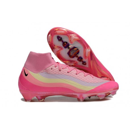 Scarpe da Calcio Nike Mercurial Superfly X Elite FG Air Max Rosa
