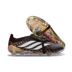 Adidas Predator Elite Foldover Tongue FG Nero Bianco Oro