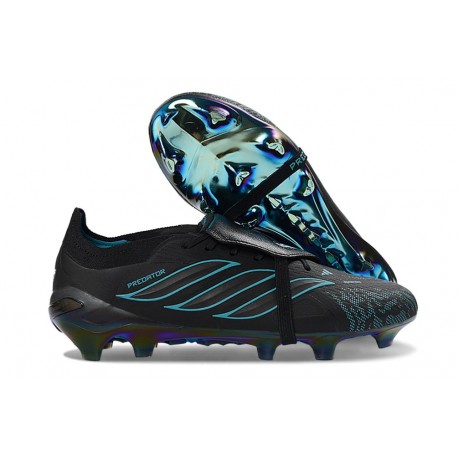 Adidas Predator Elite Foldover Tongue FG Nero Blu