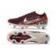 Nike Mercurial Vapor 16 Elite SG Pro Cleat Borgogna Argento Metallizzato Rosso Fossile