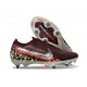 Nike Mercurial Vapor 16 Elite SG Pro Cleat Borgogna Argento Metallizzato Rosso Fossile