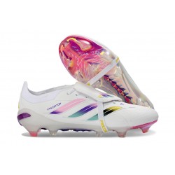 Adidas Predator Elite Foldover Tongue FG Bianco Rosa