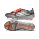 Adidas Predator Elite Foldover Tongue FG Ferro Metallizzato Zero Metallico Rosso Lucido