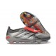 Adidas Predator Elite Foldover Tongue FG Ferro Metallizzato Zero Metallico Rosso Lucido