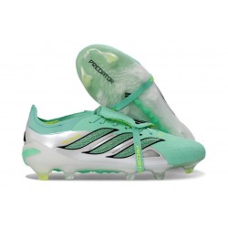 Adidas Predator Elite Foldover Tongue FG Verde Argento