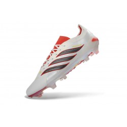 Scarpa da Calcio adidas Predator Elite FG Bianco Rosso Nero